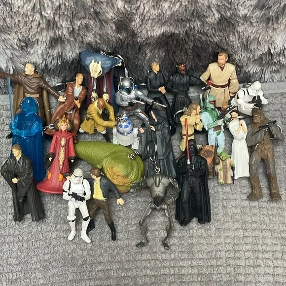 25 Star Wars Keychain Action Figure Collection - Picture 2 of 16